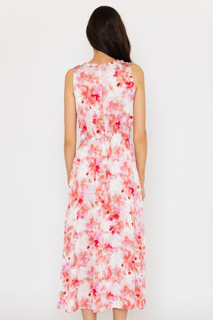 Carraig Donn Floral Satin Cowl Neck