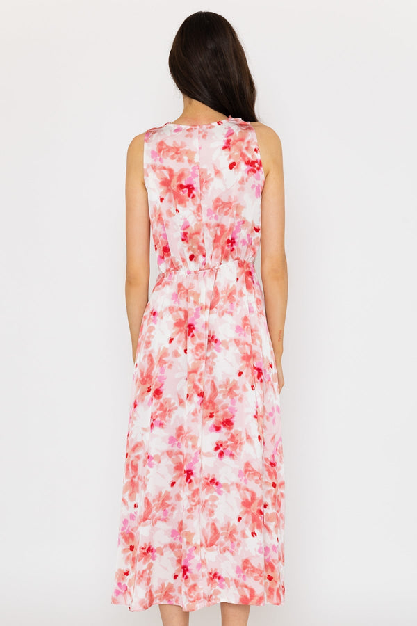 Carraig Donn Floral Satin Cowl Neck