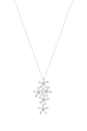 Carraig Donn Floral Waterfall Pendant Necklace
