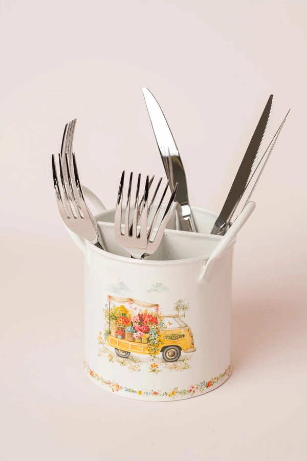 Carraig Donn Flower Market Cutlery Caddy