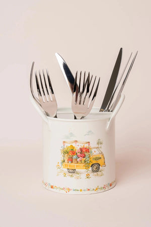 Carraig Donn Flower Market Cutlery Caddy