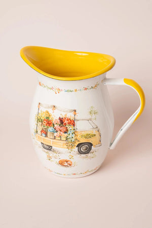 Carraig Donn Flower Market Enamel Jug