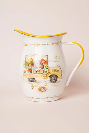 Carraig Donn Flower Market Enamel Jug