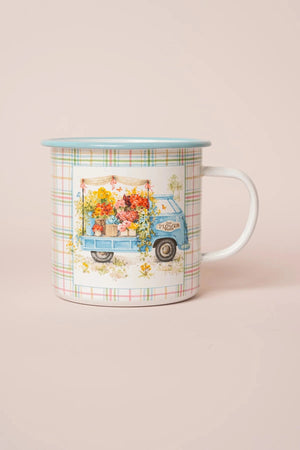 Carraig Donn Flower Market Enamel Mug