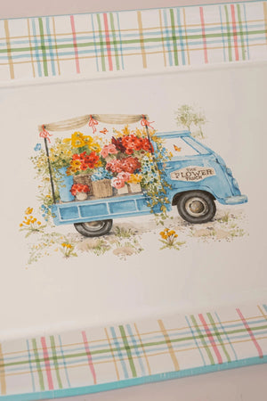 Carraig Donn Flower Market Enamel Tray