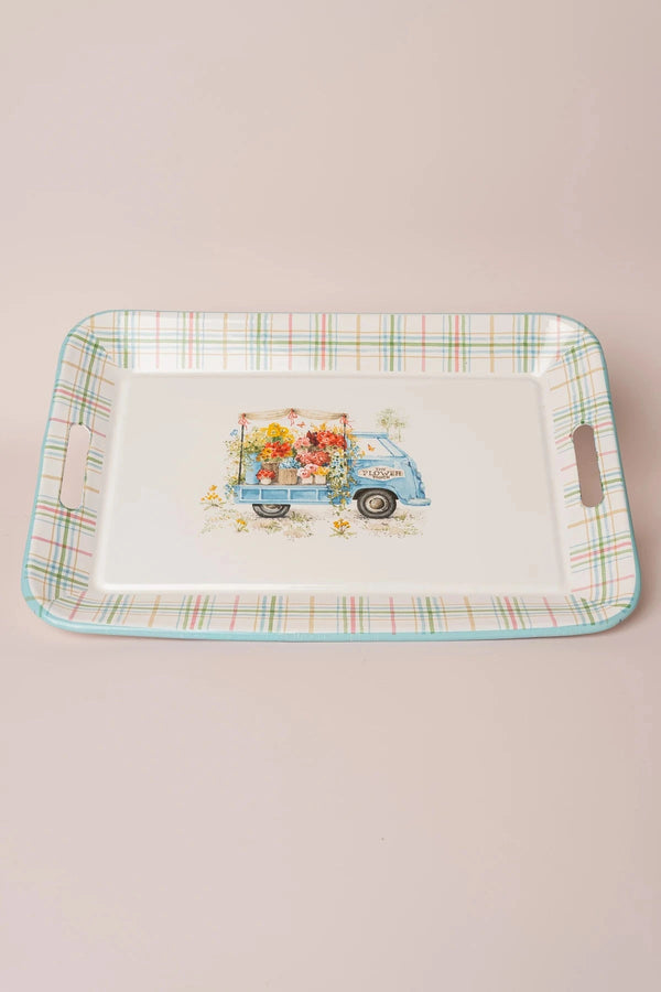 Carraig Donn Flower Market Enamel Tray