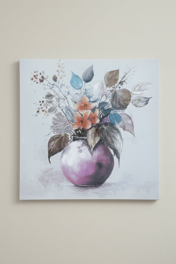Carraig Donn Flowers Posy Textured Canvas Wall Art
