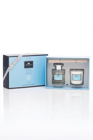Carraig Donn Fresh Linen Luxury Candle Diffuser Gift Set