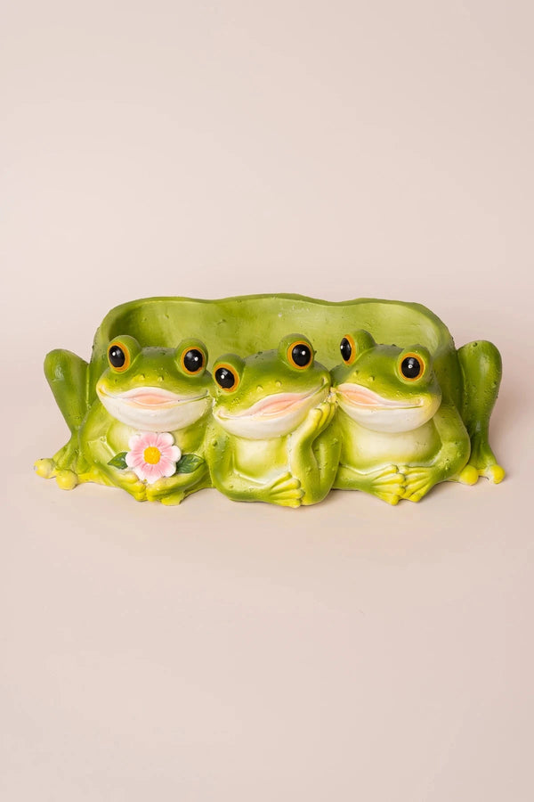 Carraig Donn Frog Plant Pot Holder