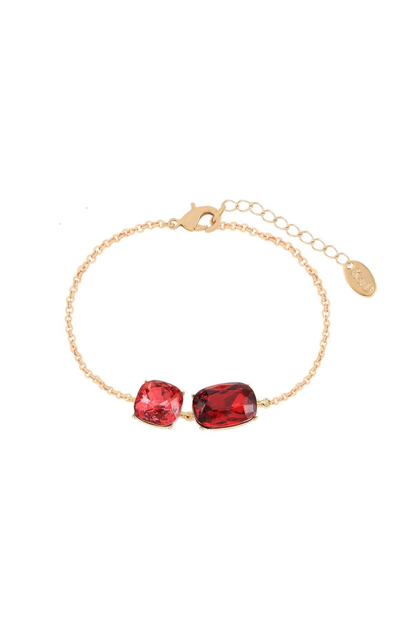 Carraig Donn Garnet Ruby Crystal Bracelet