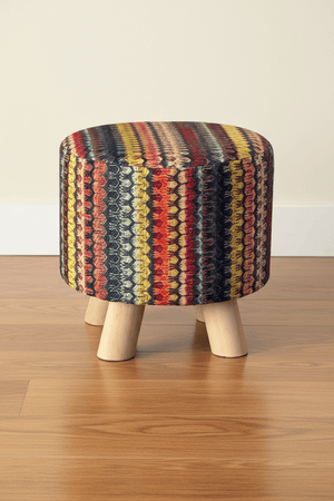 Carraig Donn Geometric Stripe Footstool