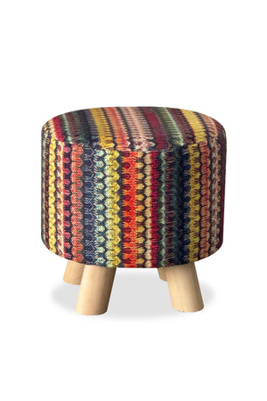 Carraig Donn Geometric Stripe Footstool