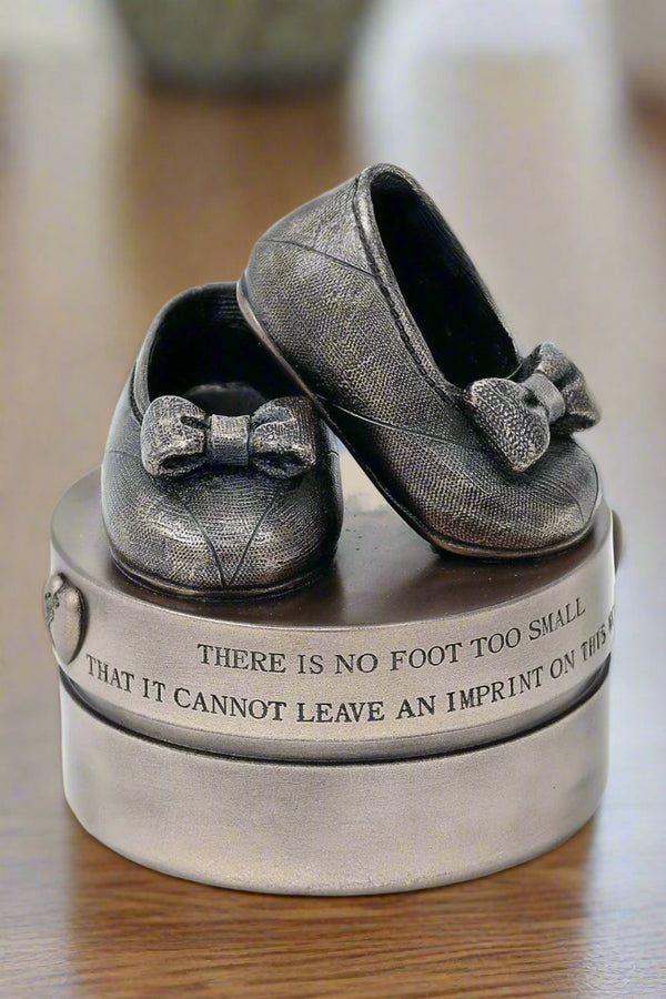 Carraig Donn Girl Booties Bronze Trinket Box