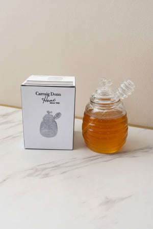 Carraig Donn Glass Honey Pot