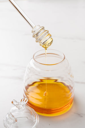 Carraig Donn Glass Honey Pot