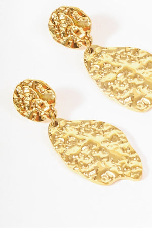 Carraig Donn Gold Abstract Drop Earrings