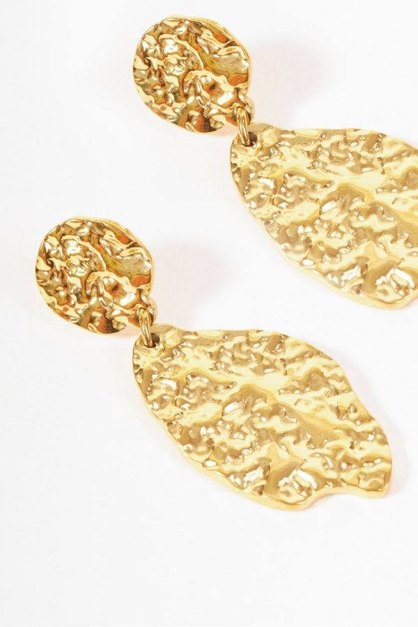 Carraig Donn Gold Abstract Drop Earrings