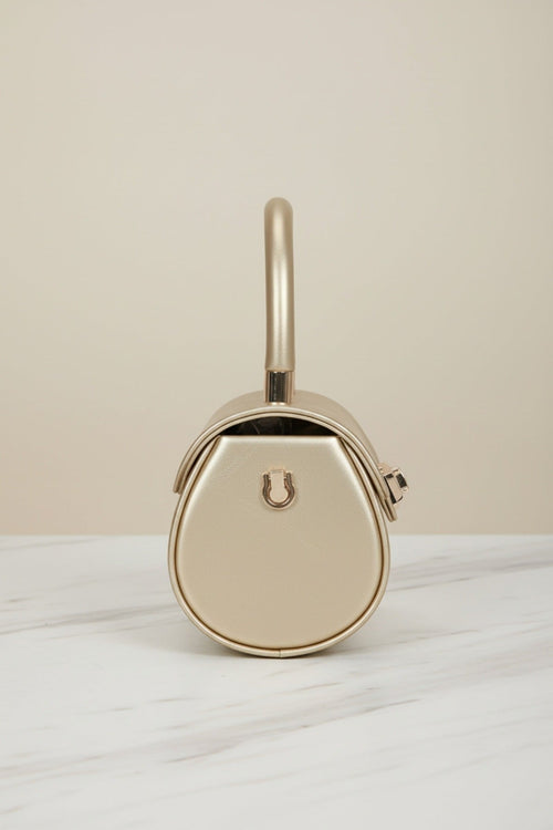 Carraig Donn Gold Barrel Evening Bag