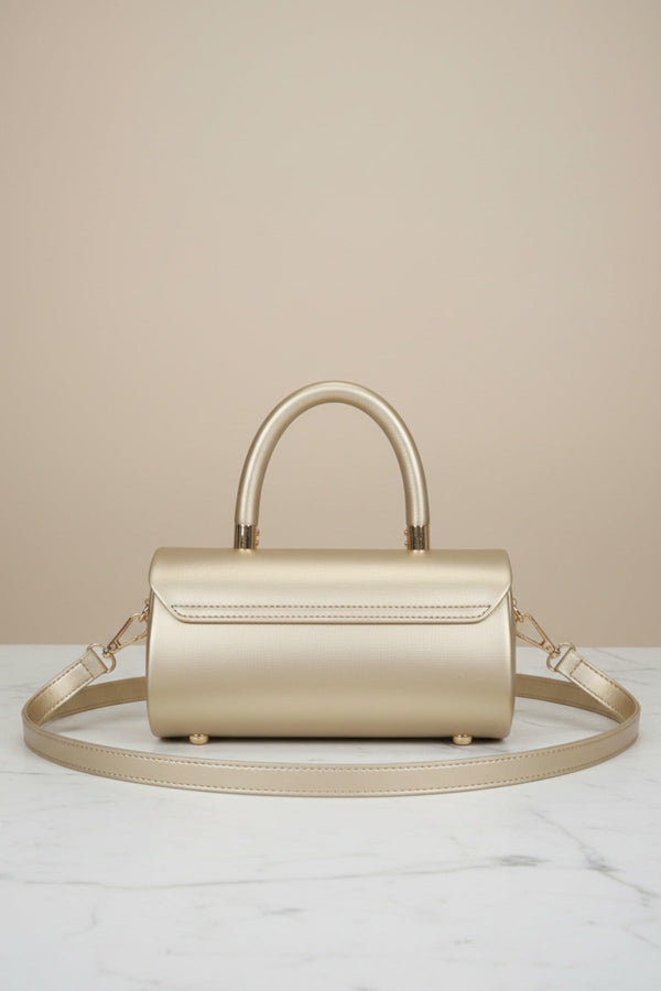 Carraig Donn Gold Barrel Evening Bag