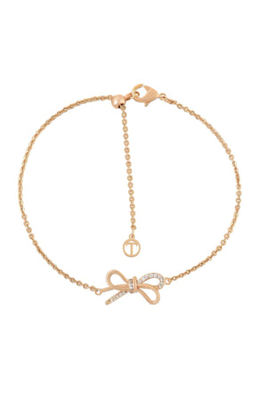Carraig Donn Gold Bow Chain Bracelet