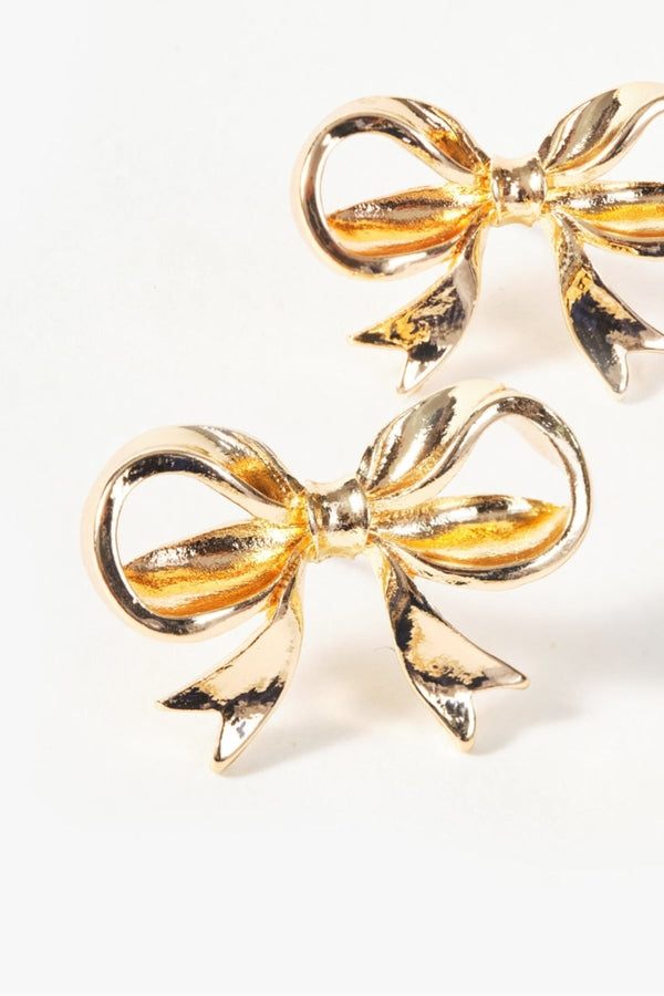 Carraig Donn Gold Bow Earrings