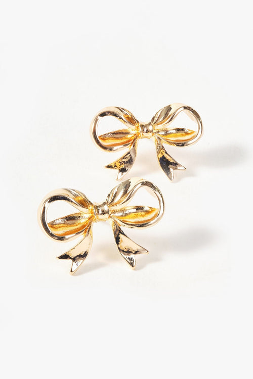 Carraig Donn Gold Bow Earrings