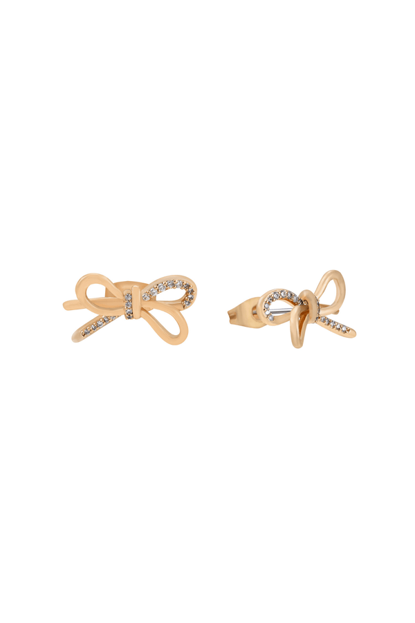 Carraig Donn Gold Bow Stud Earrings