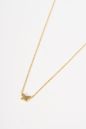 Carraig Donn Gold Butterfly Necklace