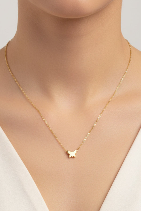 Carraig Donn Gold Butterfly Necklace
