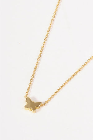 Carraig Donn Gold Butterfly Necklace