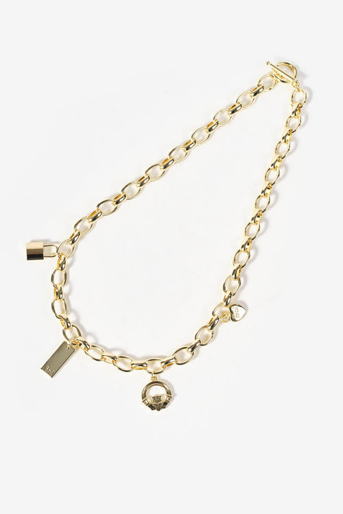 Gold Charm Necklace