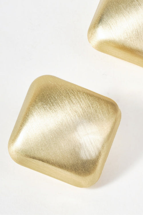 Carraig Donn Gold Chunky Square Earrings