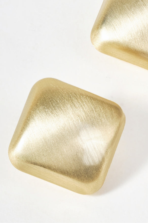 Carraig Donn Gold Chunky Square Earrings