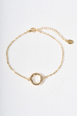 Carraig Donn Gold Circle Bracelet