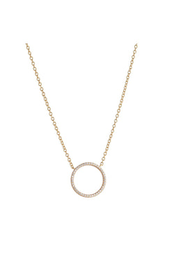 Carraig Donn Gold Circle Necklace