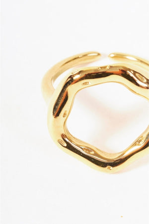 Carraig Donn Gold Circle Open Ring