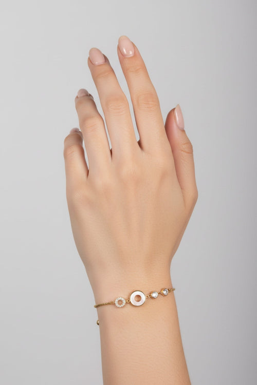Gold Circles Bracelet