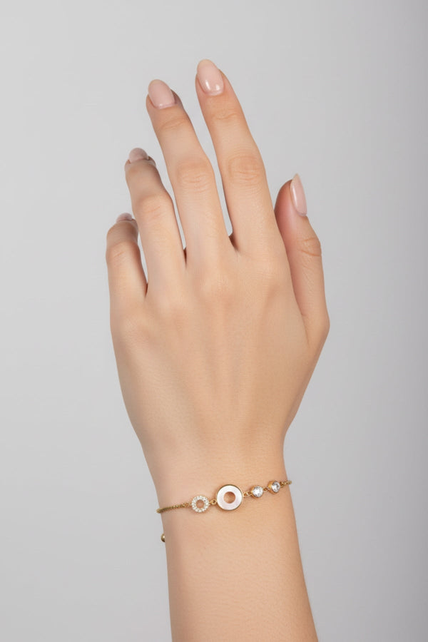 Carraig Donn Gold Circles Bracelet