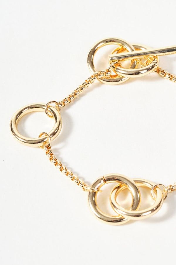 Carraig Donn Gold Circles Bracelet