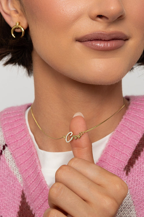 Gold "Croí" Pendant Necklace