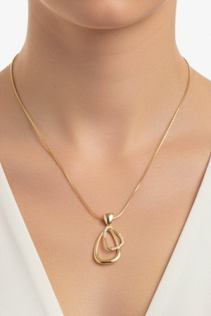 Carraig Donn Gold Double Loop Necklace