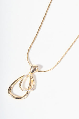 Carraig Donn Gold Double Loop Necklace