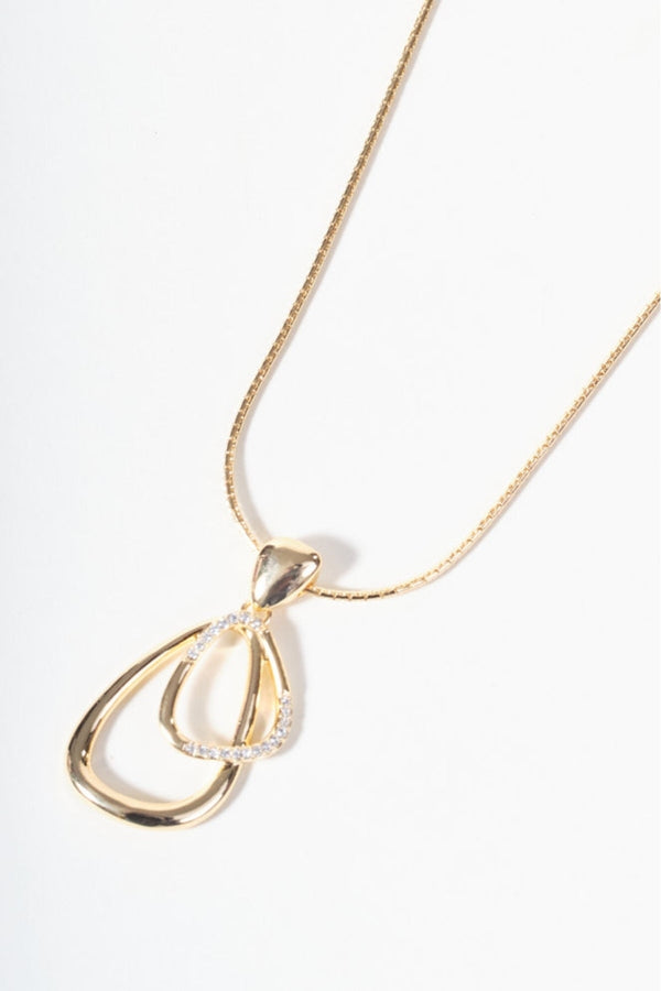 Carraig Donn Gold Double Loop Necklace