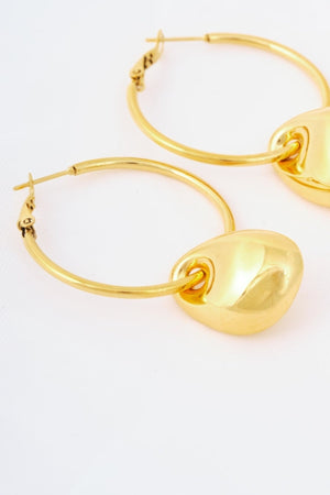 Carraig Donn Gold Drop Hoops