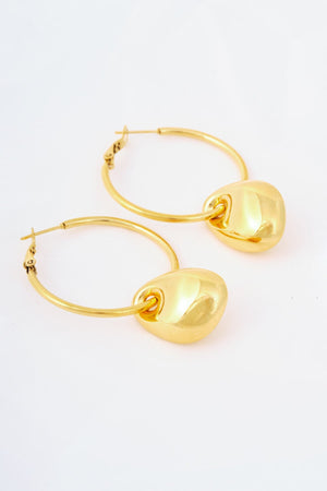 Carraig Donn Gold Drop Hoops