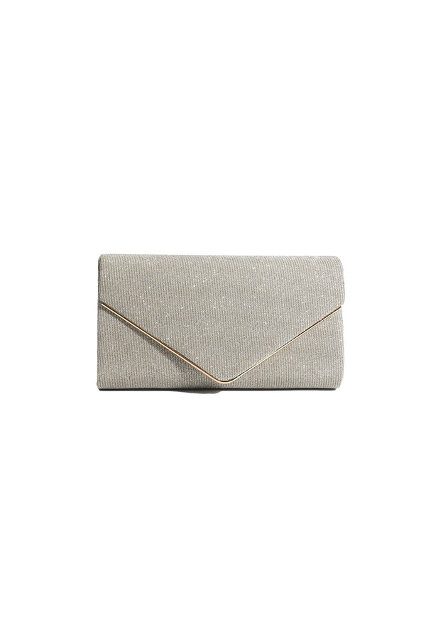 Carraig Donn Gold Envelope Clutch Bag