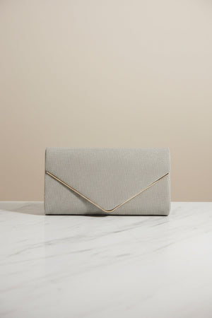 Carraig Donn Gold Envelope Clutch Bag