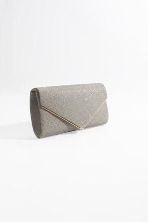 Carraig Donn Gold Envelope Clutch Bag