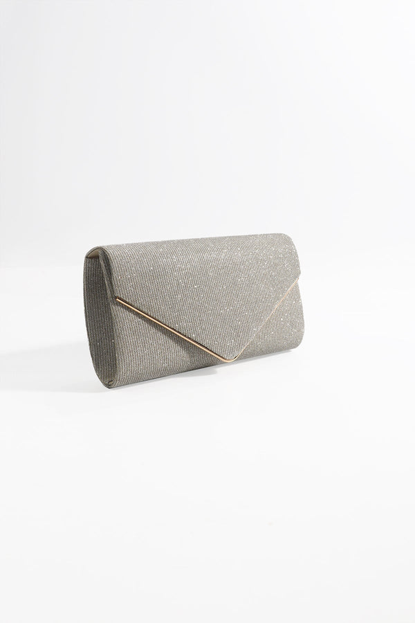 Carraig Donn Gold Envelope Clutch Bag