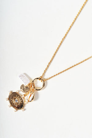 Carraig Donn Gold Eye Charm Necklace